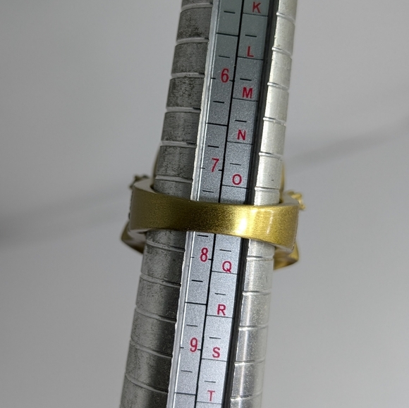 Heidi Daus Amber Ring Multi Stone Crystal Flower Statement  Size 7 1/2 - Picture 9 of 10